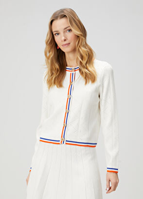 Beymen Club Kırık Beyaz Şeritli Hırka - 5