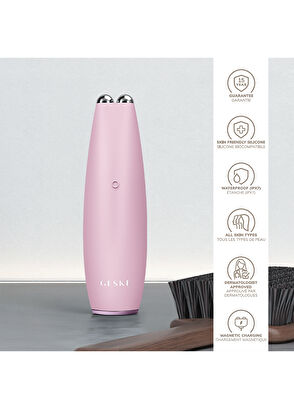 Geske MikroCurrent Akım Pembe 6'sı 1 Arada Yüz Germe Kalemi - 6
