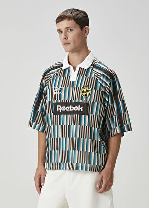 Reebok Soccer Patterned Polo T-Shirt - 3