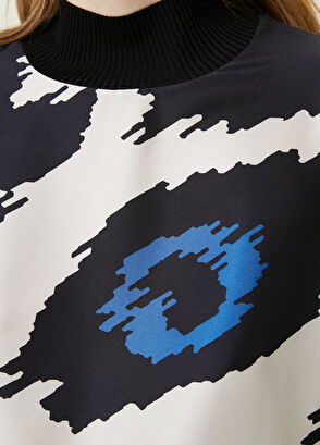 Beymen Club Siyah Desenli Twill Garnili Kazak - 5