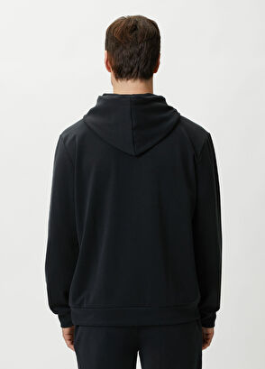 Beymen Club Siyah Kapüşonlu Sweatshirt - 4