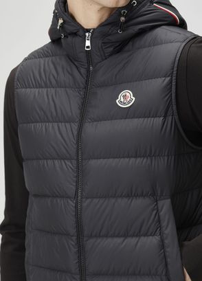 Moncler Black Hooded Puff Vest - 5