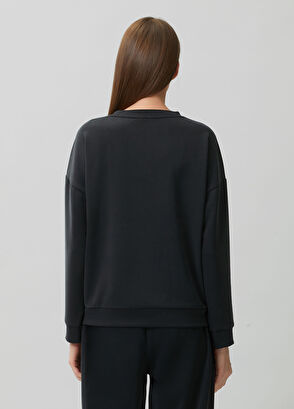 Beymen Club Siyah Sweatshirt - 4