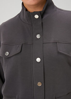 Beymen Club Anthracite Jacket Shaped Sweatshirt - 6