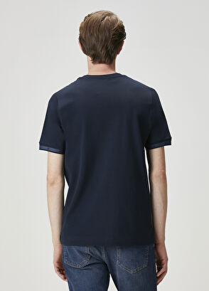 Beymen Club Lacivert Logo Baskılı T-shirt - 5