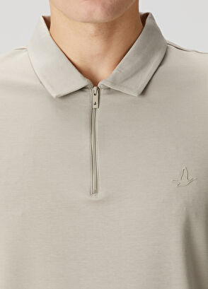 Beymen Club Comfort Fit Bej Polo Yaka T-shirt - 6