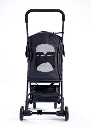 Zampa Showtime Siyah Kedi ve Köpek Taşıma Arabası  - 5