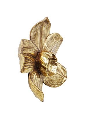 Kare Design Orchid Gold Poliresin Duvar Dekorasyonu - 3