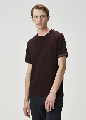 Beymen Club Mürdüm Logo Baskılı T-shirt - 3