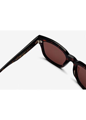 MessyWeekend Cophenagen Liv Bio Acetate Coffee Unisex Sunglasses - 3
