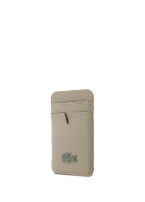 Lacoste iPhone 17 Pro Pike Desenli Metal Logolu Kartlıklı Magsafe Uyumlu Telefon Kılıfı - 3