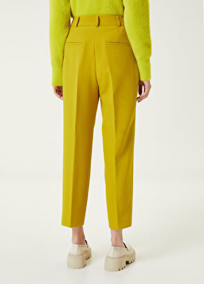 Beymen Club Sarı Pileli Pantolon - 5