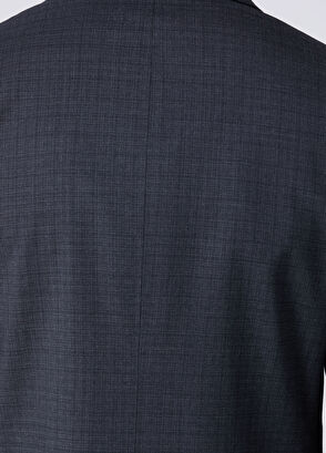 Beymen Club Anthracite Faded Plaid Wool Suit - 12
