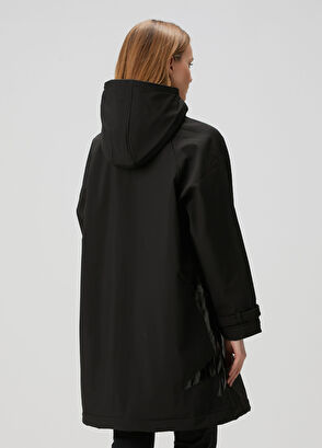 Beymen Club Black Hooded Coat - 5
