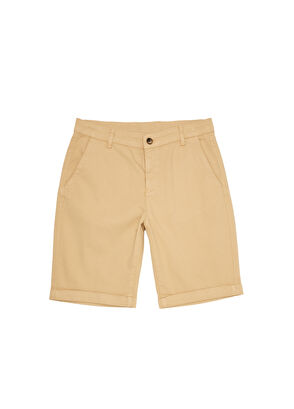 Beymen Club Slim Fit Bej Şort - 6