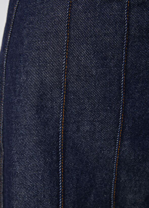 Beymen Club Indigo A Line Mini Denim Skirt - 6