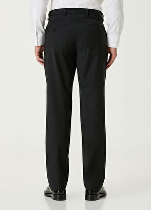 Academia Siyah Klasik Yün Pantolon - 3