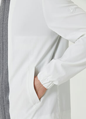 Beymen Club Beyaz Kapüşonlu Mont - 6