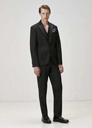 Beymen Club Black Vest Detailed Wool Tuxedo - 3