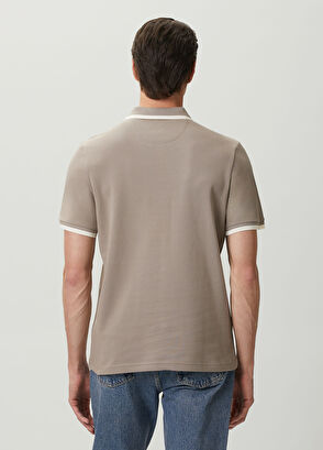 Beymen Club Mink Ecru Polo Zippered T-Shirt - 4