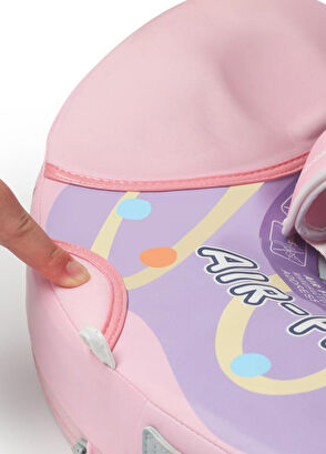 Mambobaby Donut Emniyetli Gölgelikli ve Ayak Destekli Bebek Yüzme Simidi  - 6