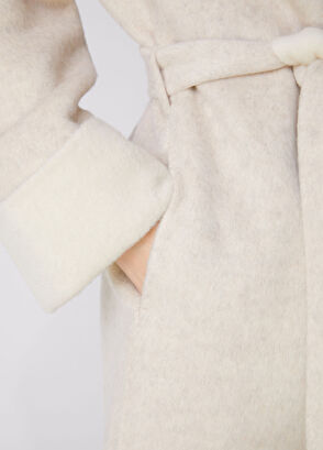 Beymen Club Light Beige Hooded Coat - 8