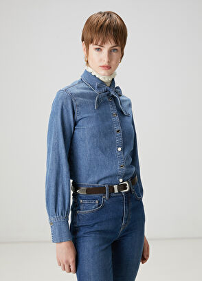 Beymen Club Blue Denim Shirt - 3