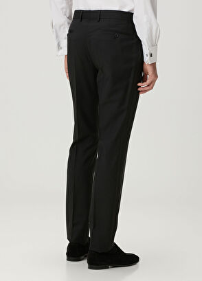 Beymen Collection Black Wool Tuxedo Pants - 3