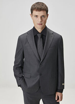 Beymen Collection Drop 4 Gri Yün Takım Elbise - 3