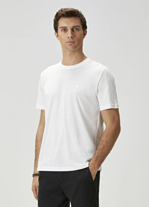 Beymen Club Relax Fit Beyaz Tshirt - 4