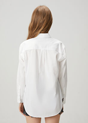 Beymen Club Off-White Oxford Shirt - 6
