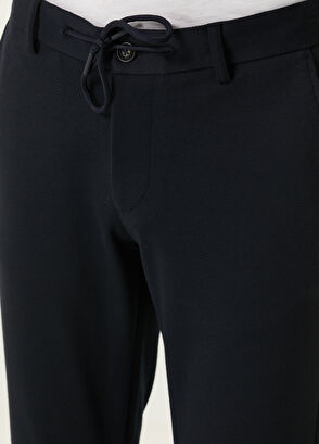 Lacivert Beli Kordonlu Spor Pantolon Beymen Club Lacivert Beli Kordonlu Spor Pantolon - 4