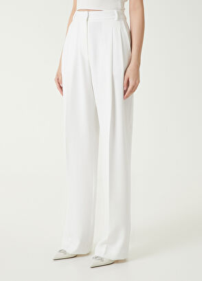 Beymen Club Beyaz Palazzo Pantolon - 3