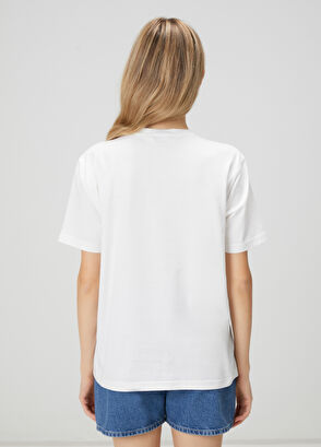 Beymen Club Off-White Fruit Print Oversize T-shirt - 5