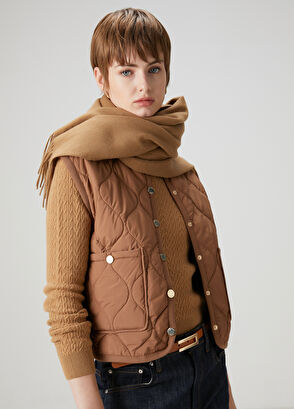 Beymen Club Camel Saç Örgülü Yün Triko - 3