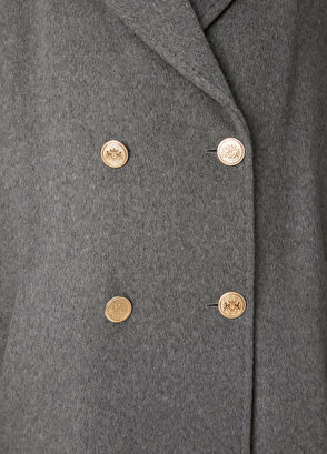 Beymen Club Gri Yün Palto - 8