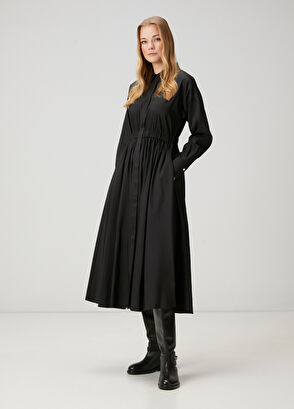 Beymen Club Black Midi Dress - 4