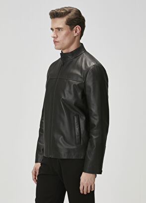 Beymen Club Black Leather Jacket - 6