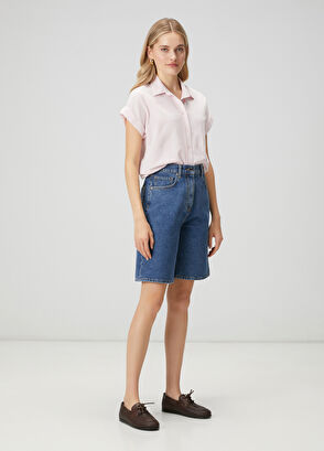 Beymen Club Açık Pembe Kısa Kol Pike Gömlek - 3