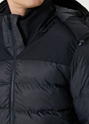 Beymen Club Navy Blue Hooded Puff Coat - 5