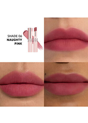 Yves Saint Laurent Lovenude Lip Blusher Velvety Lipstick 06 Naughty P - 10