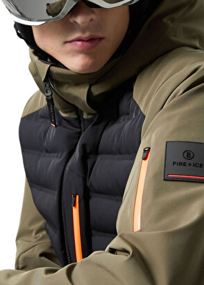 Bogner Fire & Ice Ivo Black Hooded Men's Snowboard Jacket - 5