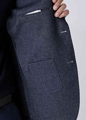 Beymen Club Anthracite Wool Wool Wool Jacket - 9