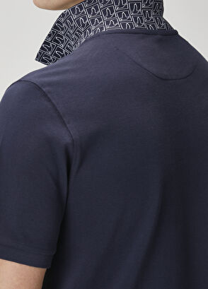 Beymen Club Comfort Fit Navy Blue Polo T-Shirt - 7