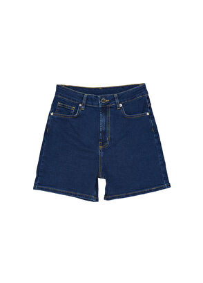 Beymen Club Mavi Denim Şort - 6