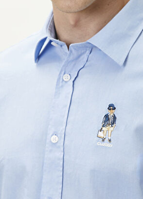 Beymen Club Clubby Blue Oxford Shirt - 9