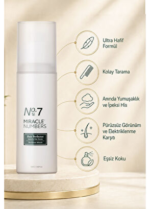 Miracle Numbers Miracle Numbers No:7 Ağırlaştırmayan Bakım Parlaklık  Yoğun Nem ve Pürüzsüz Görünüm Etkili Protein Saç Serumu 50 ml - 6
