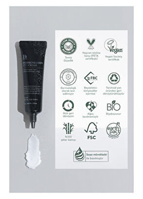 Benton Fermentation Yaşlanma Karşıtı Premium Fermente Göz Kremi 30 g - 8