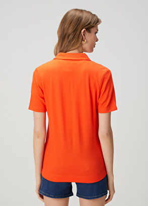 Beymen Club Coral Logo Embroidered Polo T-shirt - 5