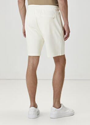 Beymen Club Krem Logo Nakışlı Şort - 3
